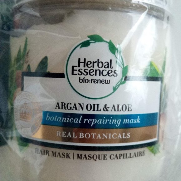 New Herbal Essence Bio Renew Argan Oil And Aloe Hair Repairing Mask 8 FL OZ - Picture 1 of 5